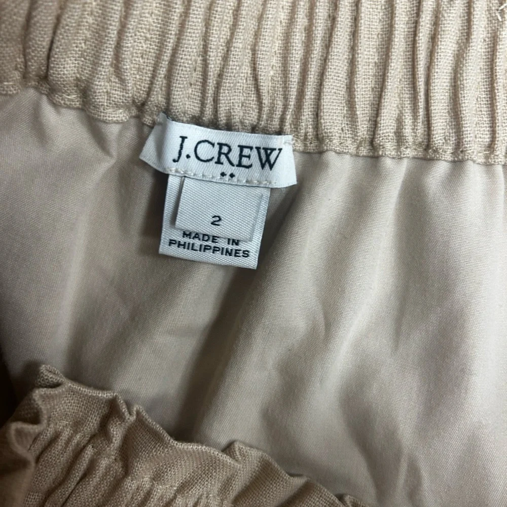 Jcrew linen blend sidewalk skirts